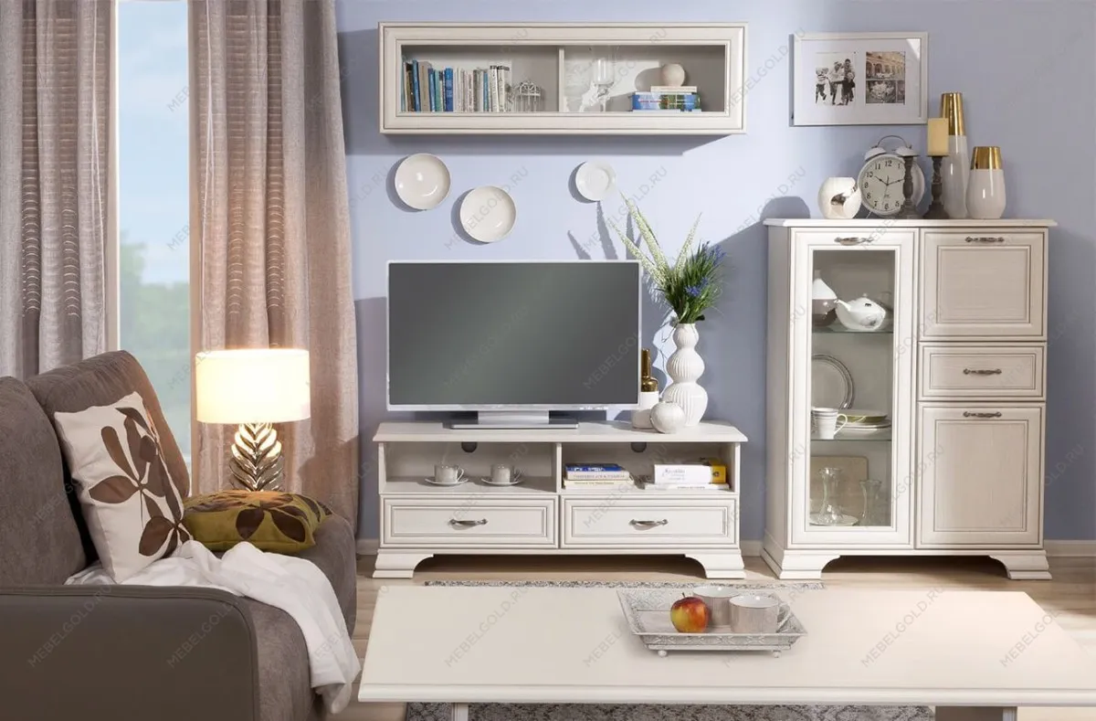 Гостиная Тиффани кремовый 12