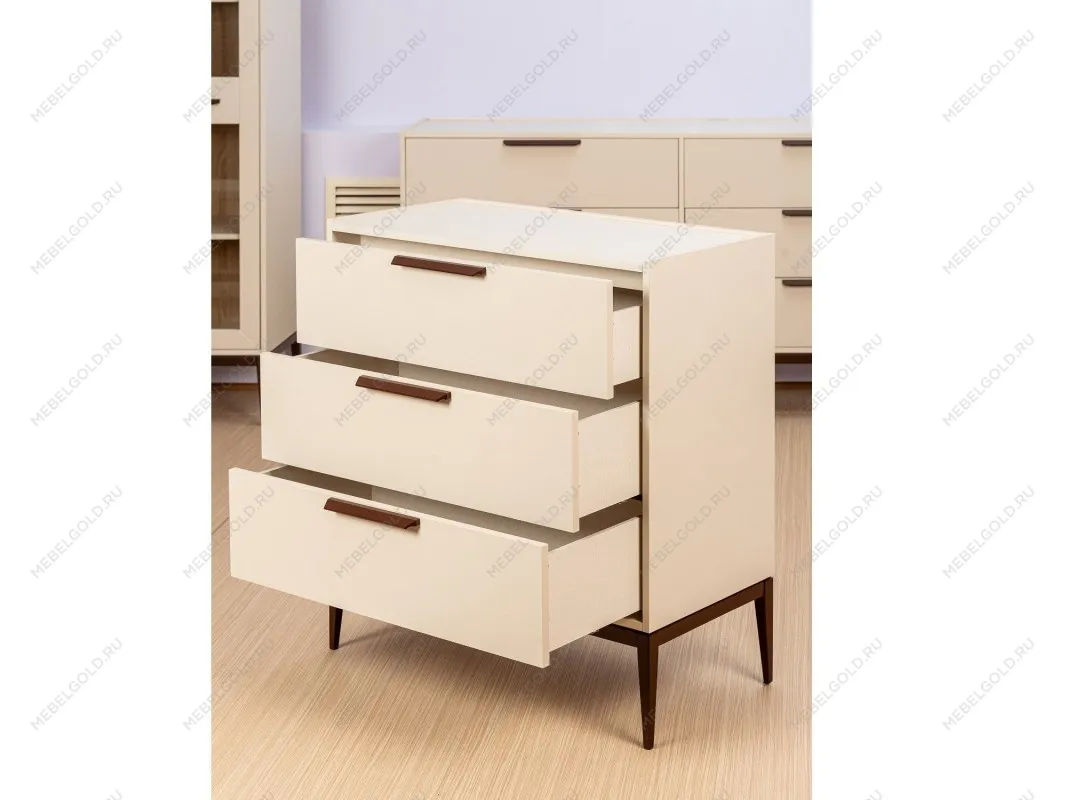 Комод 3 ящика MARANTA (Кремовый) | изображение 5