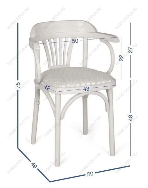 Стул Михаэль мягкий (темный тон, ткань RS 16) | изображение 8