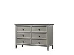 Комод большой 6 ящиков Manhattan (Серый) | изображение 1