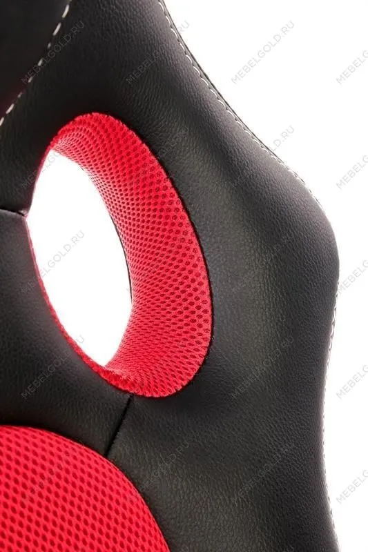 Кресло компьютерное Halmar BERKEL (черный/красный) | изображение 9