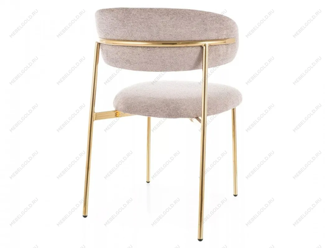 Стул кухонный Signal ELTON Raven 30 (темно-бежевый/золотой) | изображение 2