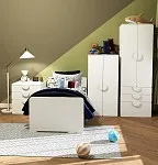 ПИКСИ шкаф распашной с 2 дверьми и полкой 60х57х123, робкий подснежник | изображение 6