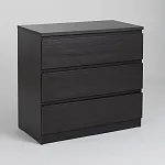 МАЛЬТА комод ИКЕА / IKEA 3 ящика 80х76 Дуб Венге | изображение 1