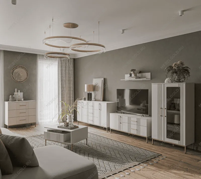 Тумба-комод Бетти кашемир 2D3S | изображение 7