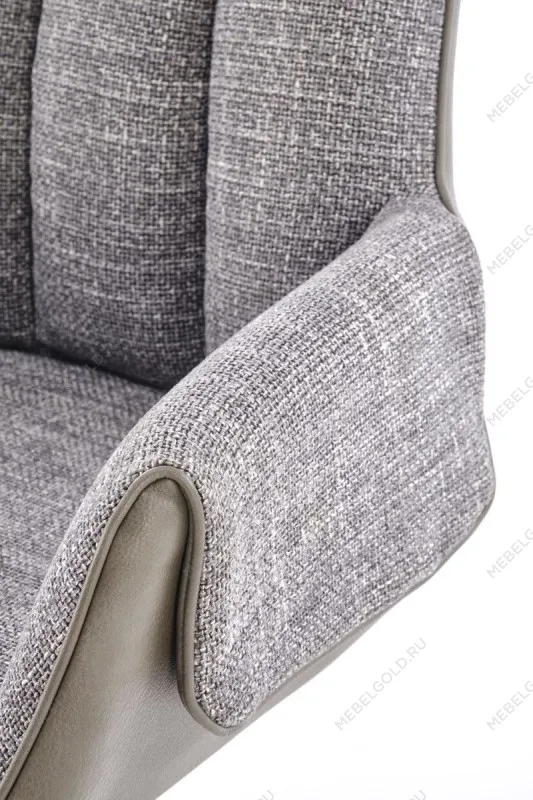 Стул кухонный Halmar K579 поворотный (серый/черный) | изображение 7