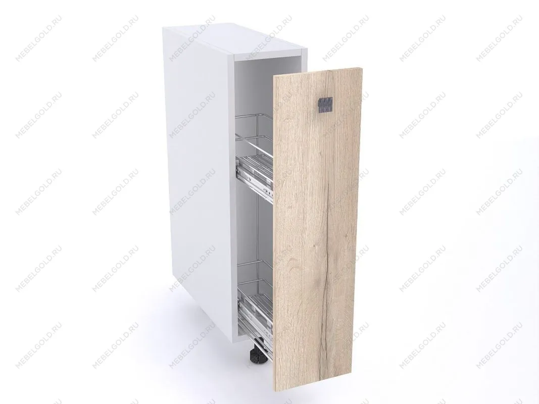 Стол, бутылочница СБ-20, Дублин (200*470*820) Дуб галифакс белый, 21609 | изображение 1