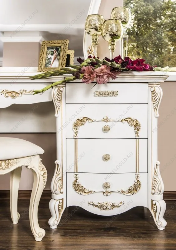 Туалетный столик Анна Мария белый матовый | изображение 3