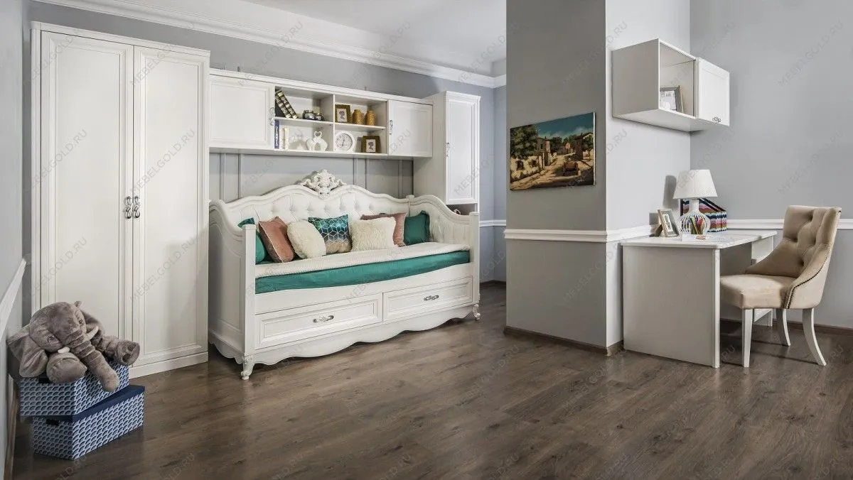 Диван кровать Мишель белый матовый | изображение 7