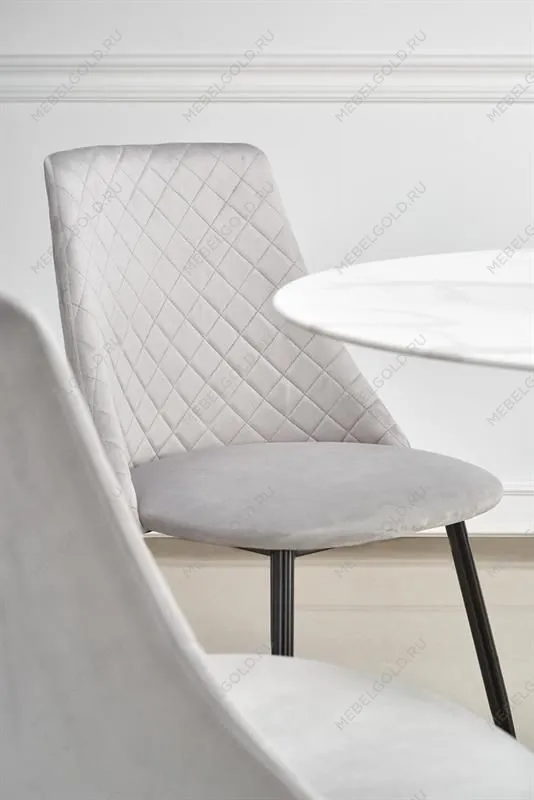 Стол обеденный Halmar AMBROSIO (белый мрамор/черный) | изображение 6