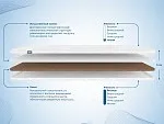 Наматрасник Искусственный латекс 3 см + Кокос 3 см 120х195 | изображение 1