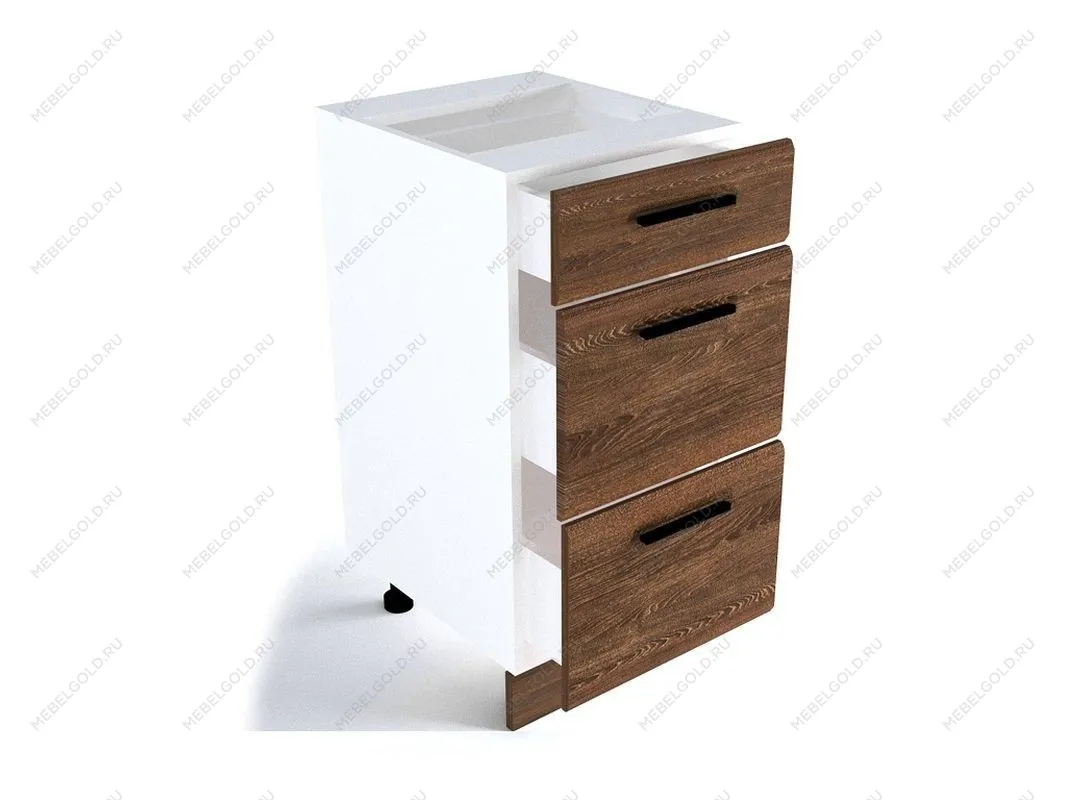 Стол с ящиками СЯ-40, Канзас (400*470*820) Шалле Мореный, 20908