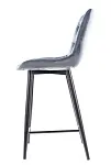 Барный стул Signal CHIC H-2 VELVET (серый/черный) | изображение 3