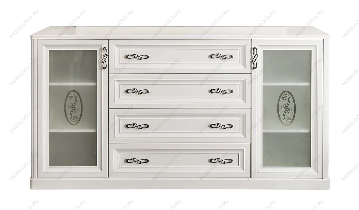 Балашиха - Комод Мишель белый матовый (гостиная)