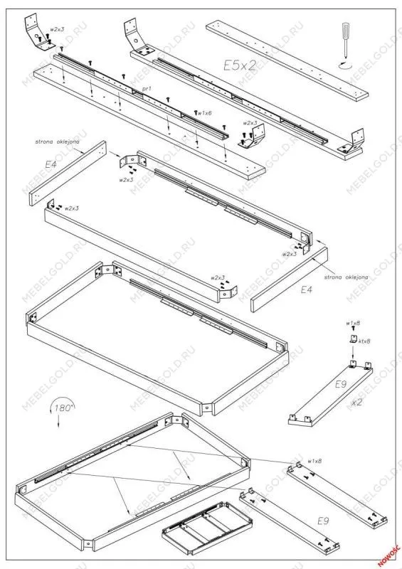 Стол обеденный Halmar FLORIAN раскладной (белый) | изображение 12