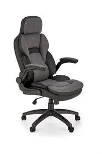 Кресло компьютерное Halmar VALERIO (черный/серый)