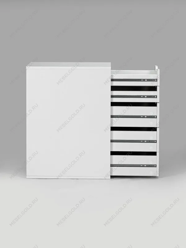 Комод Ингар, 5 ящиков, 36x71x53 см, белый | изображение 10
