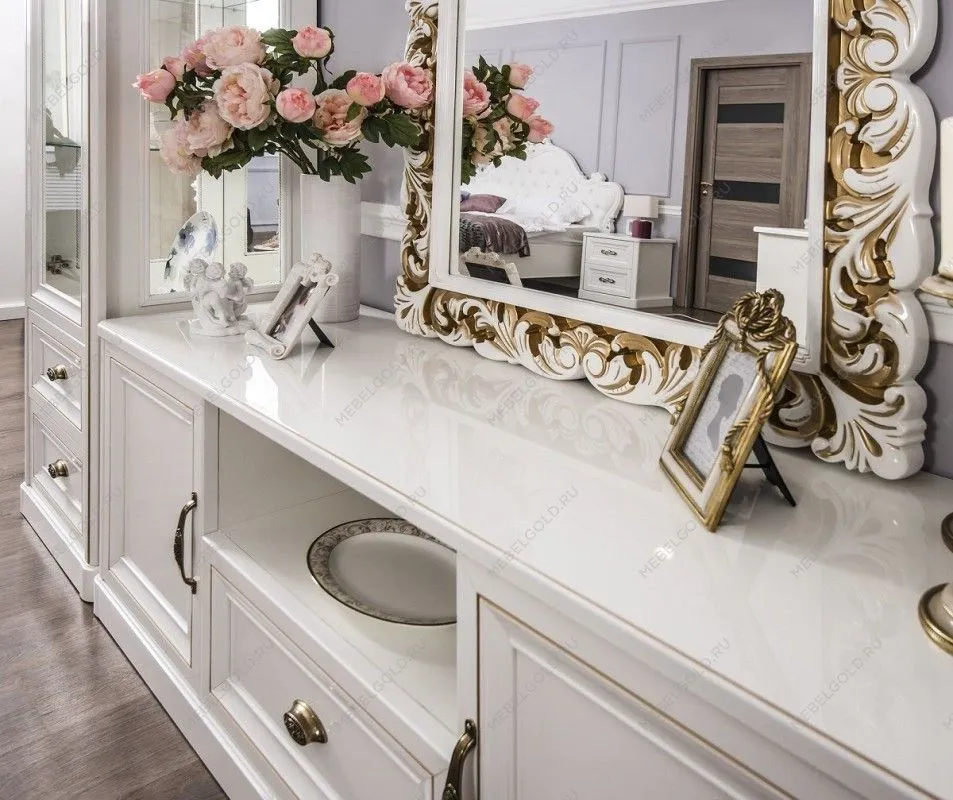 Тумба ТВ Натали белый глянец | изображение 3