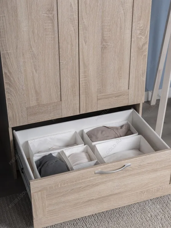 Шкаф Сириус, 2 двери и 1 ящик, 78х59х220 см, дуб сонома | изображение 8