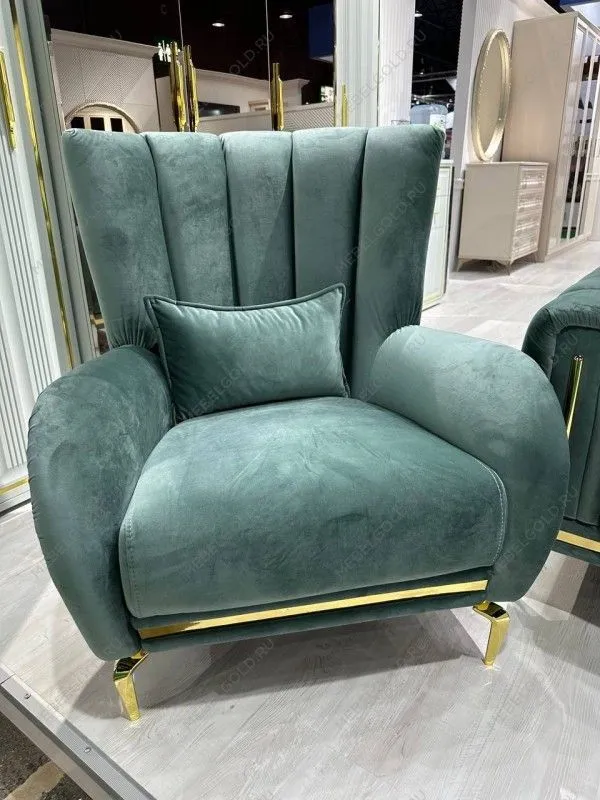 Кресло Замира оливковый | изображение 6