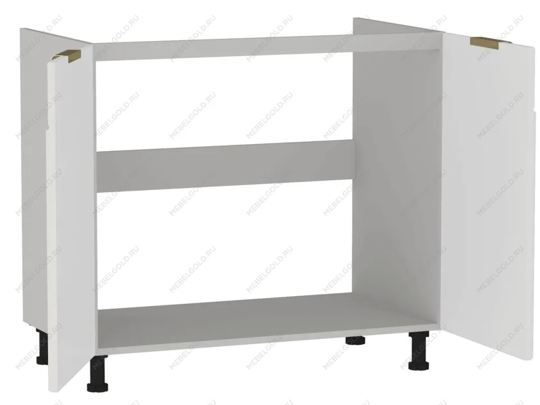 Стол под мойку СМ-90, Берта (900*525*820) Экокожа Белый, 25317 | изображение 1