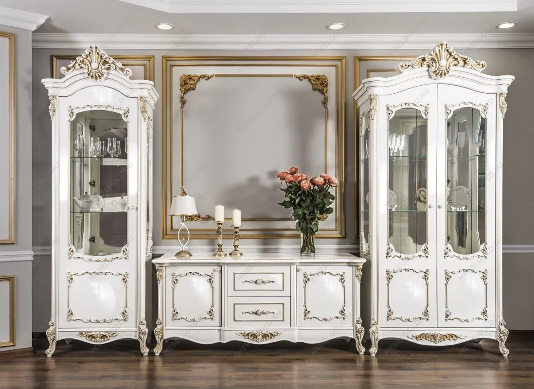 Тумба ТВ Флоренция белый глянец | изображение 2