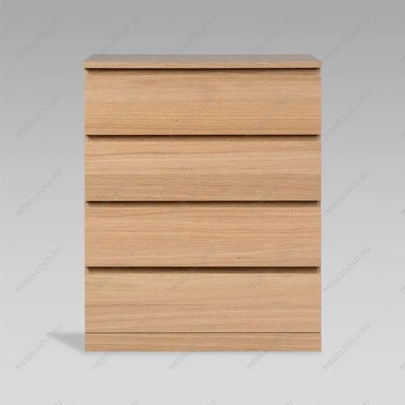 Варма Прайм 4 комод 80x100x48 шпон дуб беленый | изображение 1