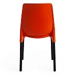 Стул GENIUS (mod 75) оранжевый/черные ножки | изображение 3