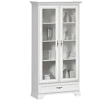 Шкаф с витриной Кентаки REG2W1S белый