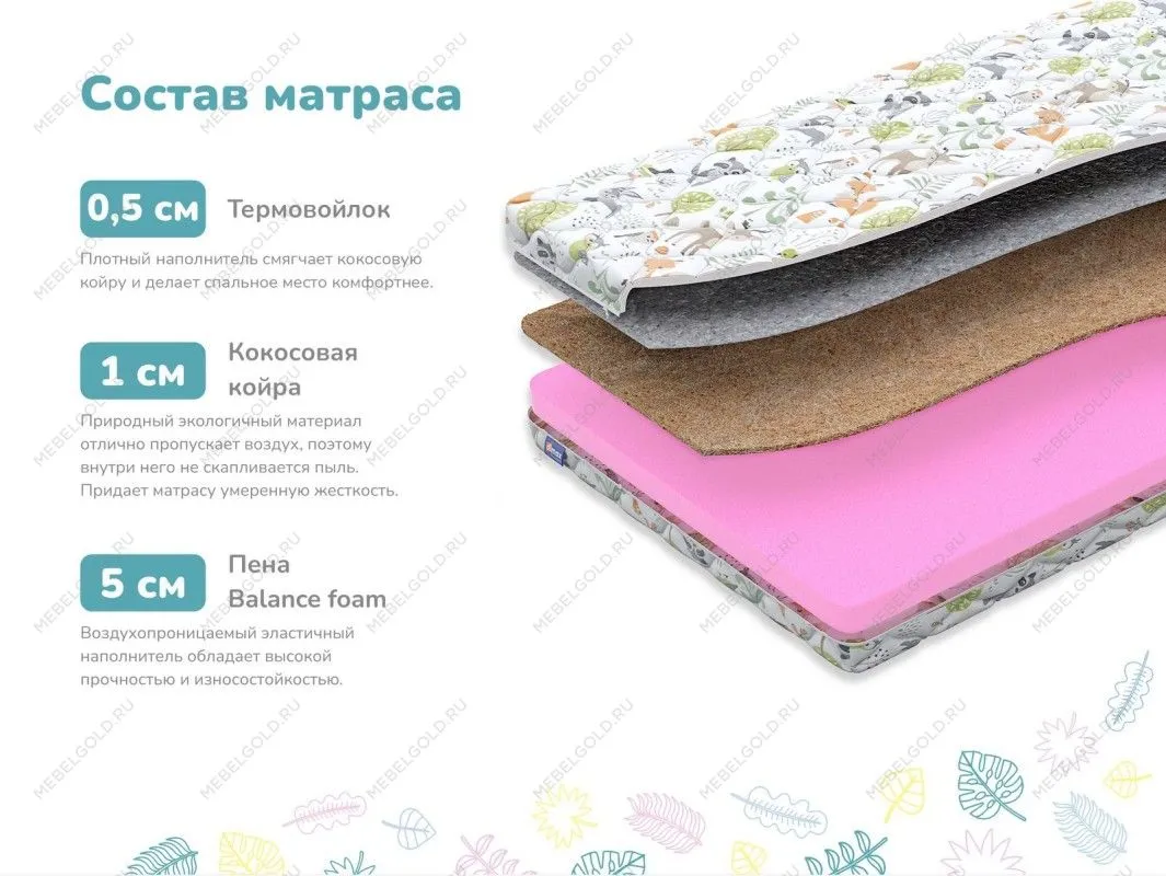 Матрас Лучик 70х120 | изображение 1