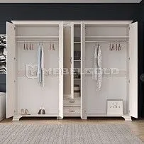 Шкаф Тиффани 5DG2S Z вудлайн кремовый