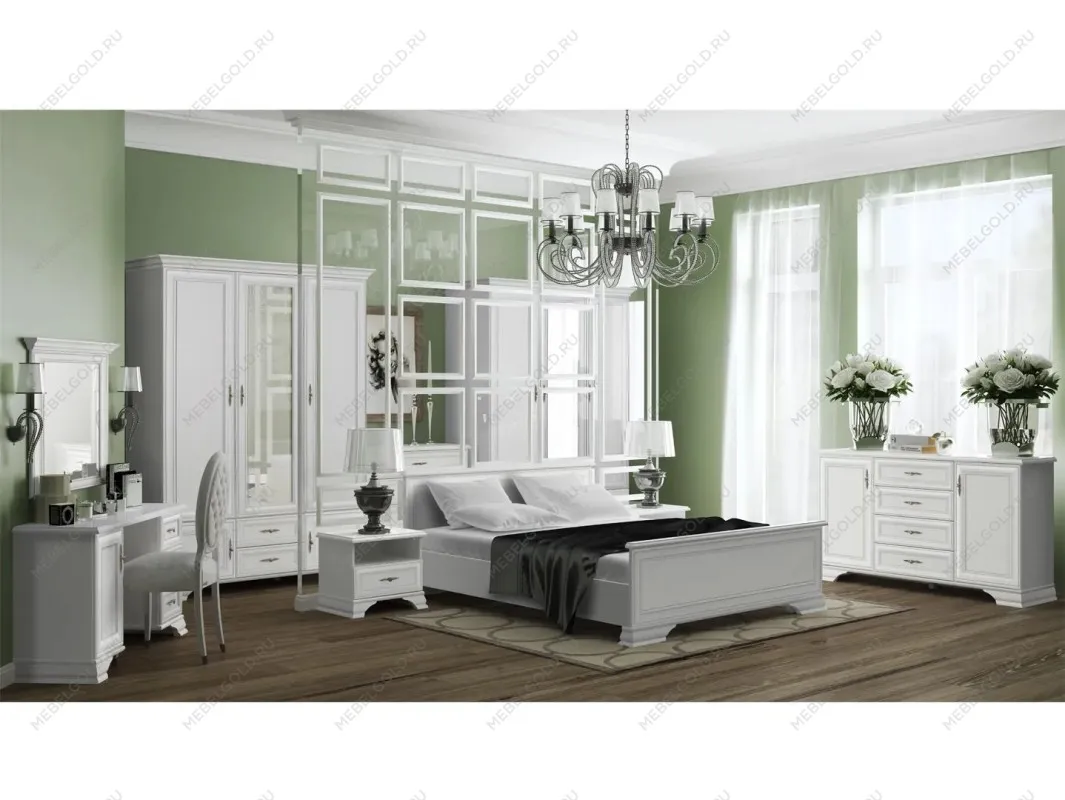 Тумба прикроватная Кентаки KOM1S белый | изображение 4