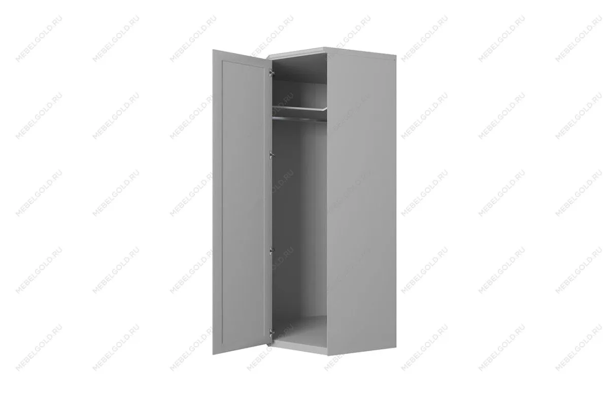 Шкаф угловой Валенсия 1DZ серый | изображение 1