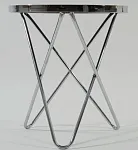 Стол журнальный Signal FABIA C (черный-хром) | изображение 2