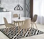 Стол обеденный Halmar EDWARD раскладной (белый/дуб сан ремо) | изображение 9