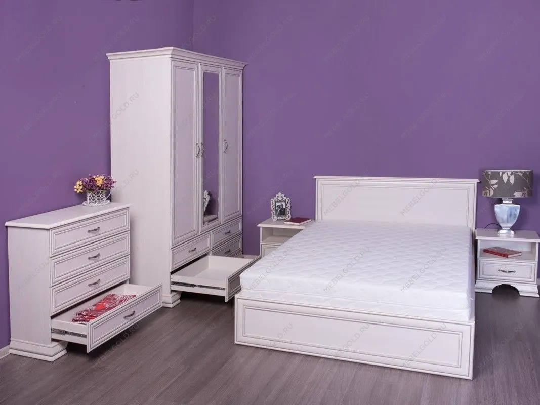 Тумба прикроватная Тиффани 1S вудлайн кремовый | изображение 5