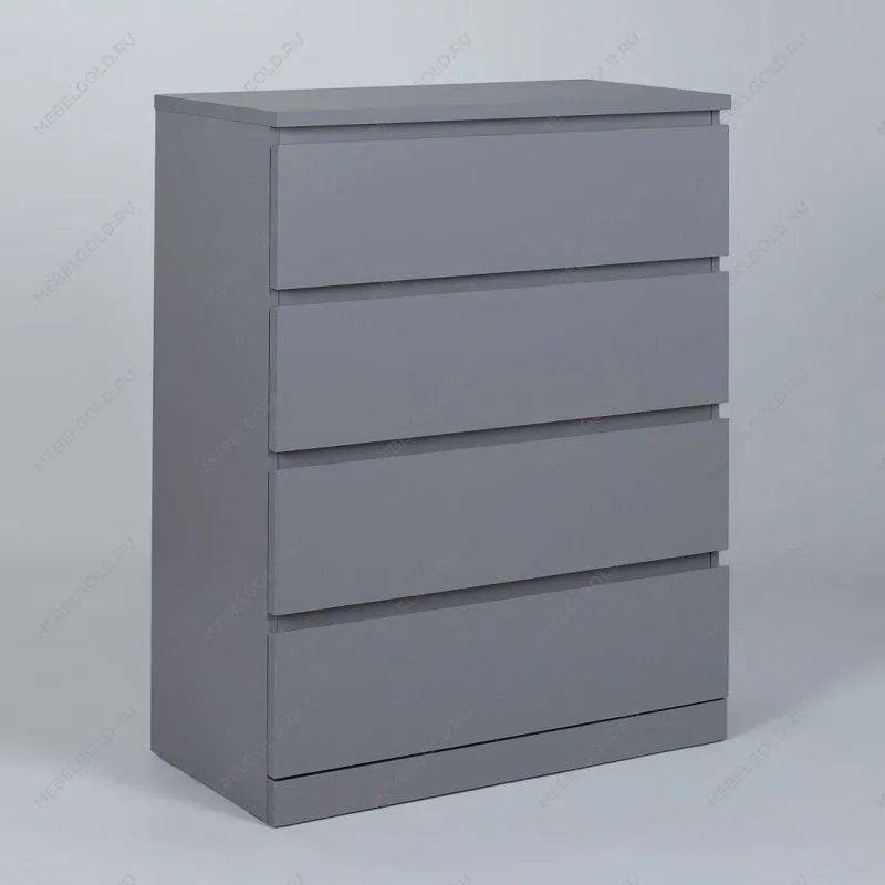 МАЛЬМ / VARMA Комод ИКЕА / IKEA 4 80х100х40, серый | изображение 1