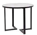 Стол круглый Лофт Зиг-Заг (ЛДСП 32 мм /Мрамор сетте 1468/ кромка чёрная) | изображение 4