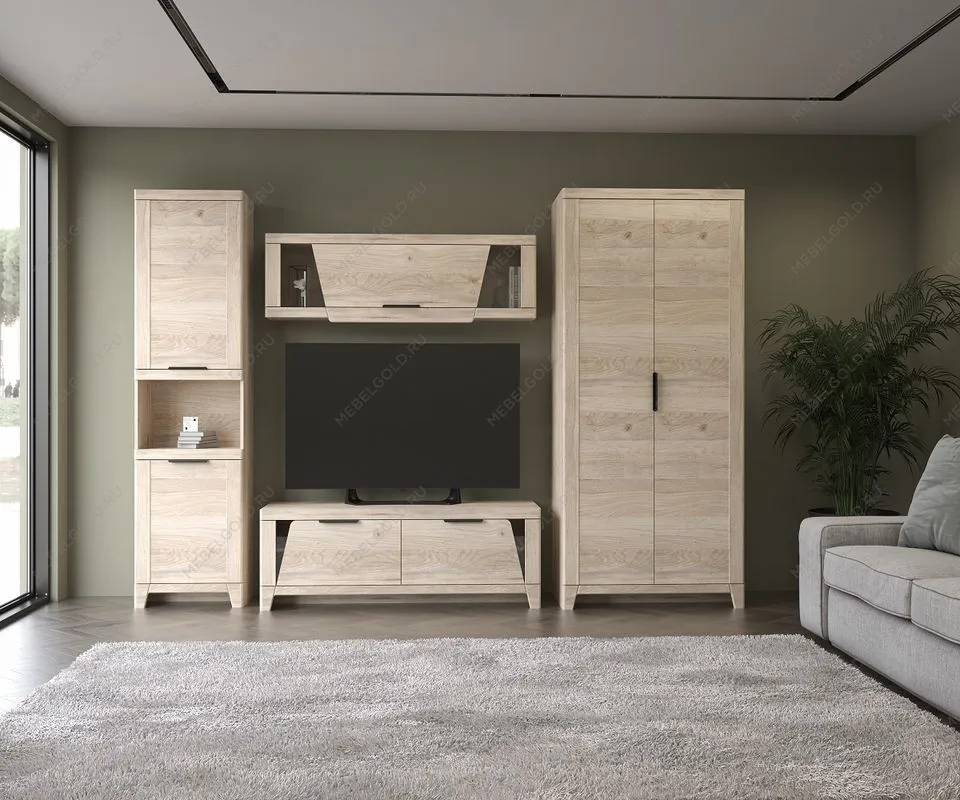 Шкаф-полка навесной, Юта (1400*269*455) Дуб Мария, 31711 | изображение 2