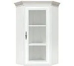 Шкаф верхний с витриной Кентаки NADN1W белый - Выставка Лобня | изображение 1
