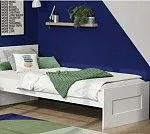 Лобня - БРИМНЭС / СИРИУС кровать одинарная ИКЕА / IKEA 90х200 белая | изображение 4