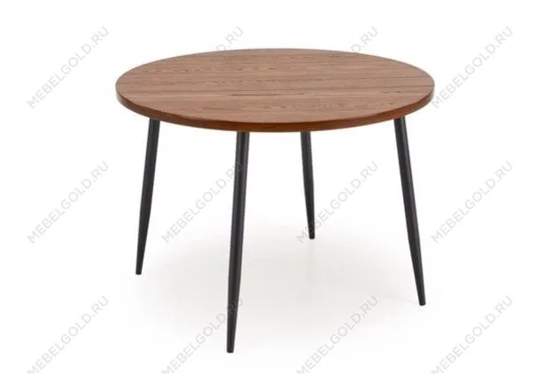 Стол обеденный Halmar BARRY 105 (орех/черный) | изображение 4