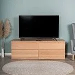 Варма Прайм 4Д комод 160x55x48 шпон дуб беленый | изображение 3