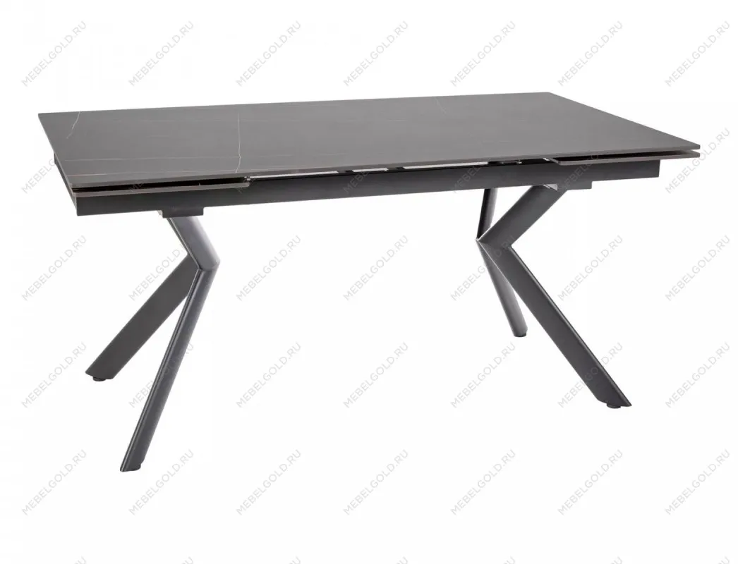 Стол обеденный Signal NORTON 160 (черный/черный) | изображение 2