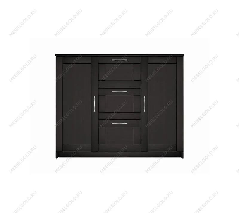 BRIMNES / СИРИУС тумба ИКЕА / IKEA 2 двери и 3 ящика 117х95 Дуб Венге | изображение 1