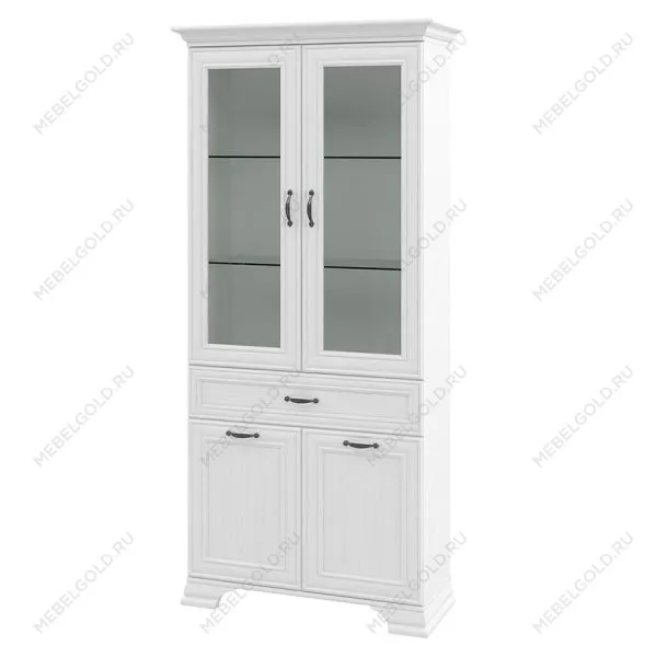 Двухстворчатый шкаф-витрина Юнона МН-132-14