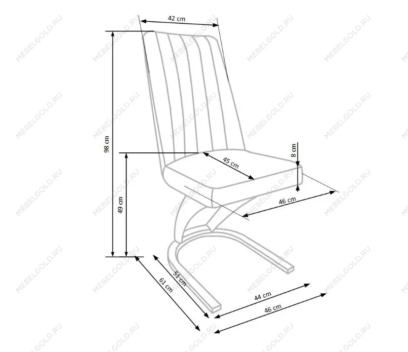 Стул кухонный Halmar K338 (коричневый) | изображение 8