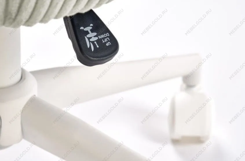 Кресло компьютерное Halmar DUMBO (светло-серый/белый) | изображение 7