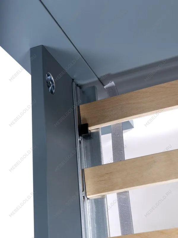 Центральный склад - Кровать двуспальная Сага, 140х200 см, темно-бирюзовая | изображение 7