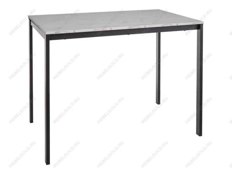 Стол обеденный Signal MARIO 100 (эффект белого мрамора/черный)